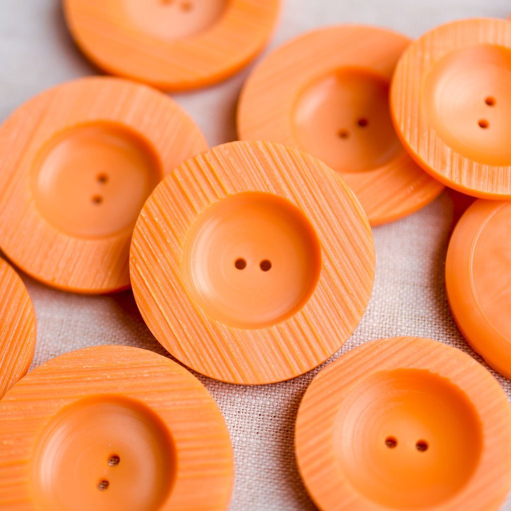 The Button Dept. : Plastic : Tangerine Hatch - the workroom