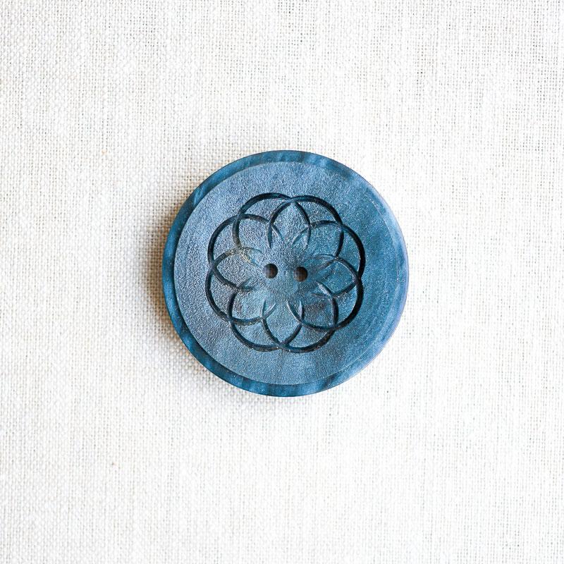 The Button Dept. : Plastic : Teal Dahlia - the workroom