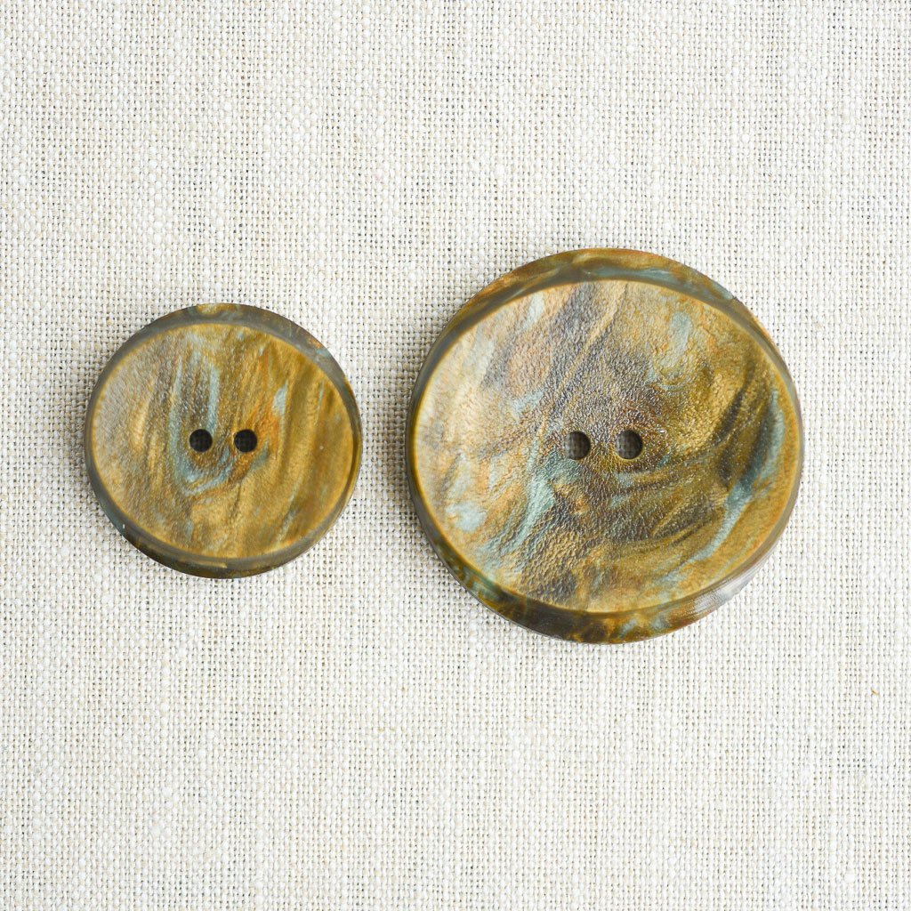 The Button Dept. : Plastic : Walnut Oval Eclipse - the workroom