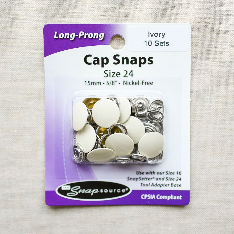 The Snap Source : Cap Snaps : 10 sets : Size 24 - the workroom