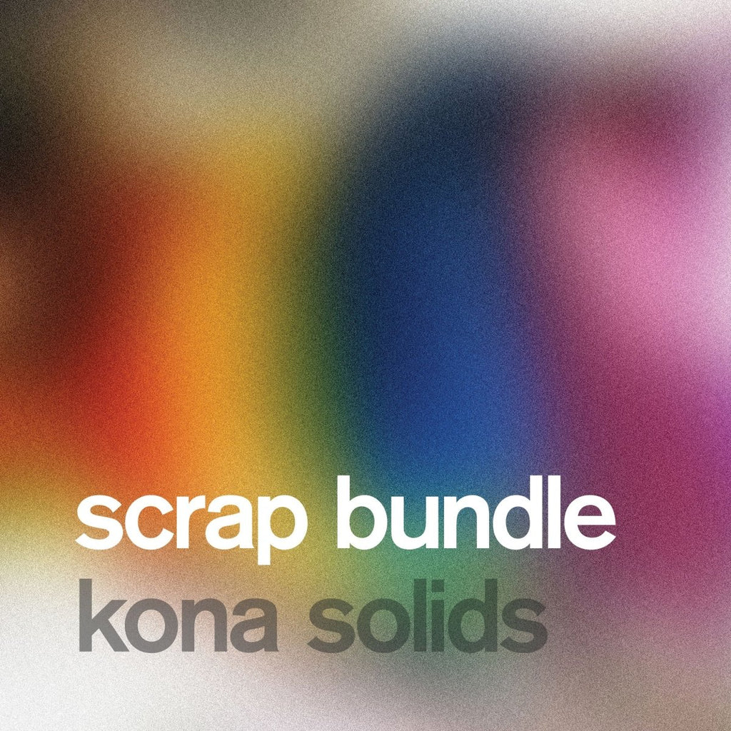 the workroom : Scrap Bundle : Kona Solids : 500 grams - the workroom