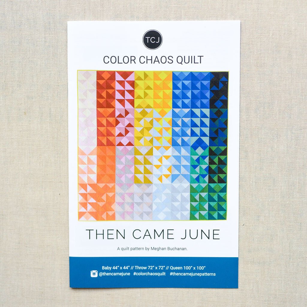 Then Came June : Colour Chaos Quilt Pattern - the workroom
