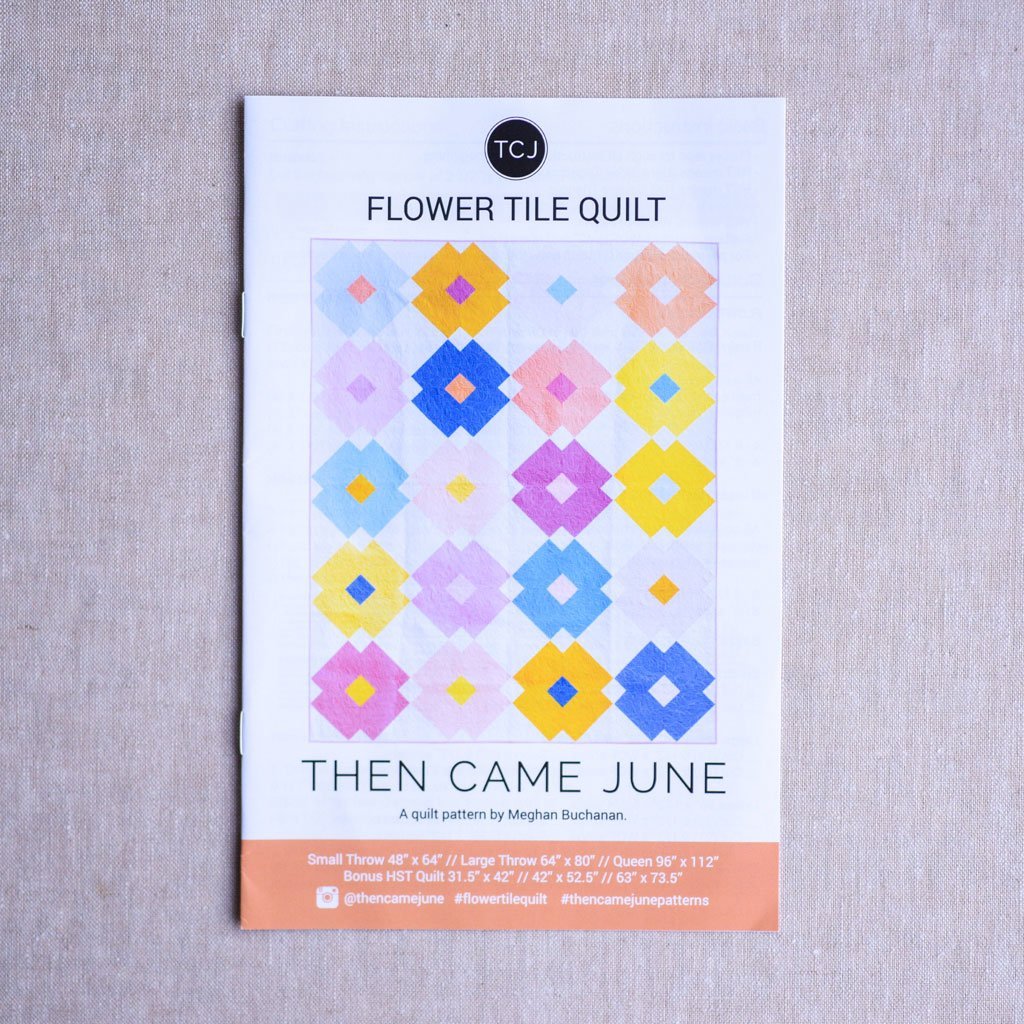 Then Came June : Flower Tile Quilt Pattern - the workroom