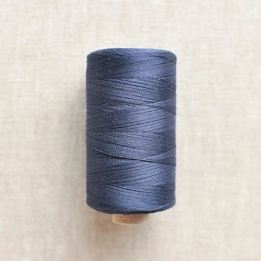 Valdani Spool : 108 - Dusty Navy : Solid Cotton Thread : 35wt : 1000m - the workroom