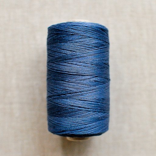 Valdani Spool : 114 - Marine : Solid Cotton Thread : 35wt : 1000m - the workroom