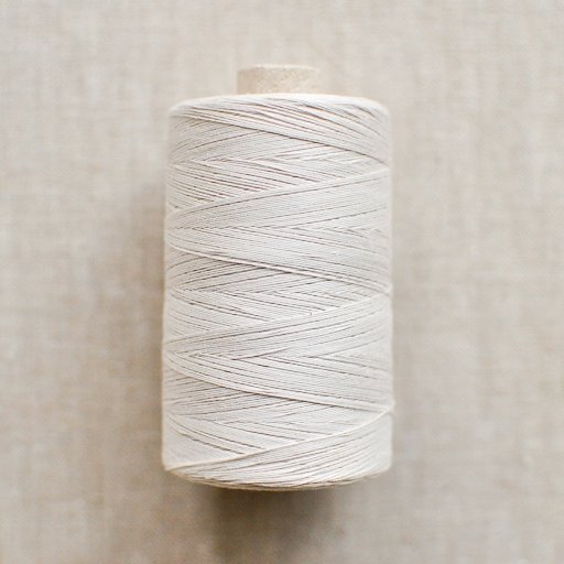 Valdani Spool : 117 - White Smoke Gray : Solid Cotton Thread : 35wt : 1000m - the workroom