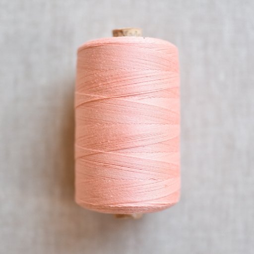 Valdani Spool : 61 - Peach Rose : Solid Cotton Thread : 35wt : 1000m - the workroom