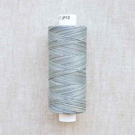 Valdani Spool : JP12 - Seaside : Variegated Cotton Thread : 50wt : 500m - the workroom