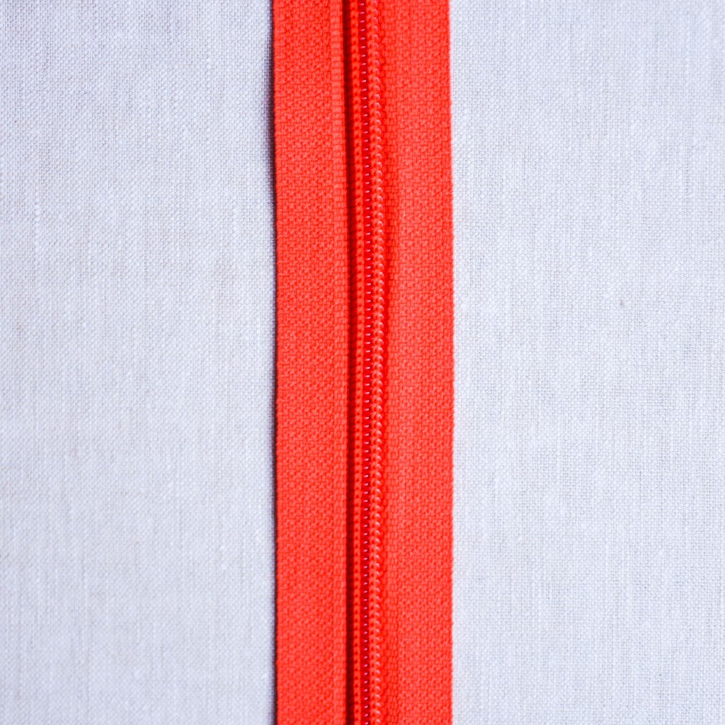 YKK : Zipper Tape : No. 5 Orange : by the metre - the workroom